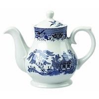 Churchill Blue Willow Tea Pot 15oz 2-3 Cup