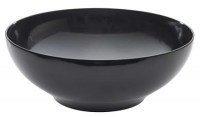 35.5cm Black Round Melamine Buffet Bowl