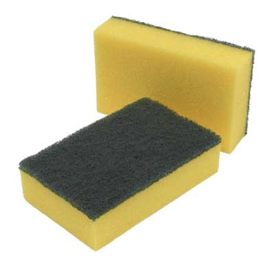 Foam Back Sponge Back Scourers